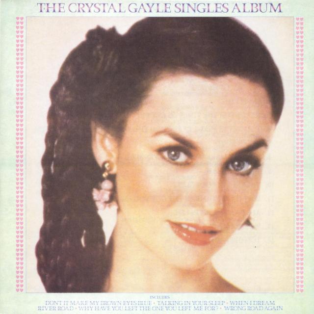 Album cover art for The Crystal Gayle Singles Album