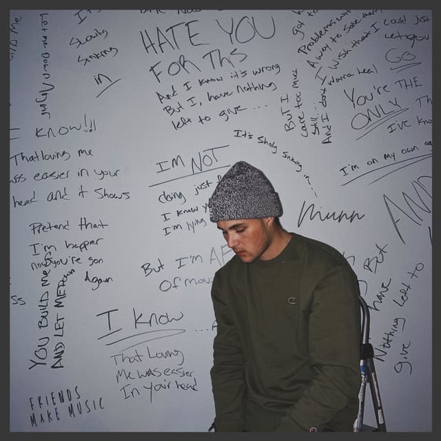 Album cover art for i hate you for this