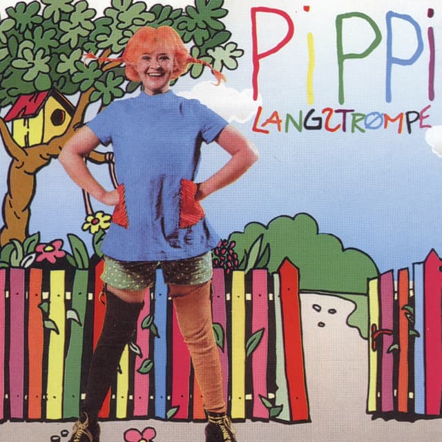 Album cover art for Pippi Langstrømpe