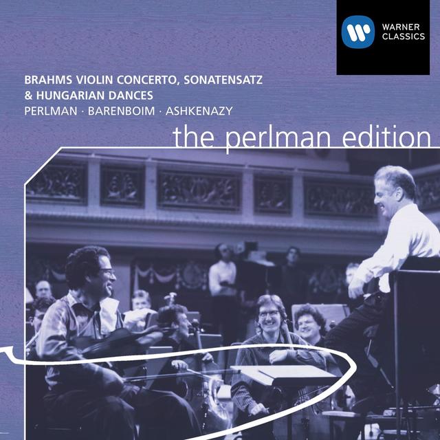 Album cover art for Brahms : Violin Concerto - Sonatensatz & Hungarian Dances
