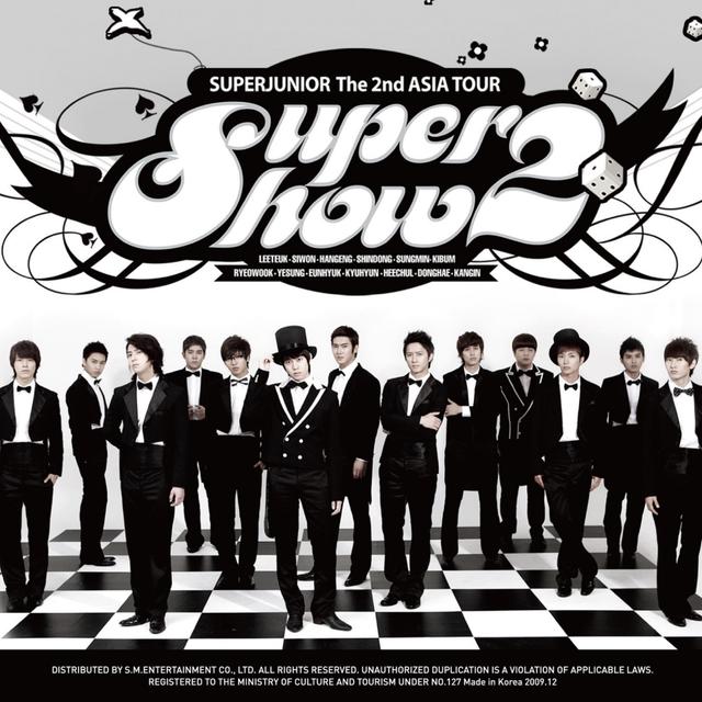 Album cover art for Super Show 2 - The 2nd Asia Tour Concert Album