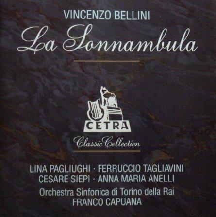 Album cover art for La Sonnambula