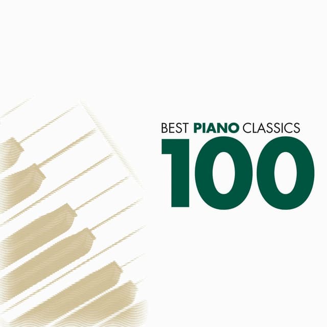 Album cover art for 100 Best Piano
