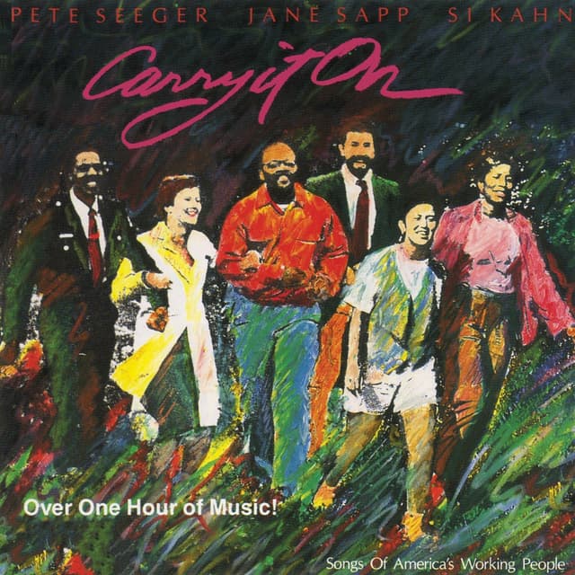 Album cover art for Carry It On (Songs Of America's Working People)