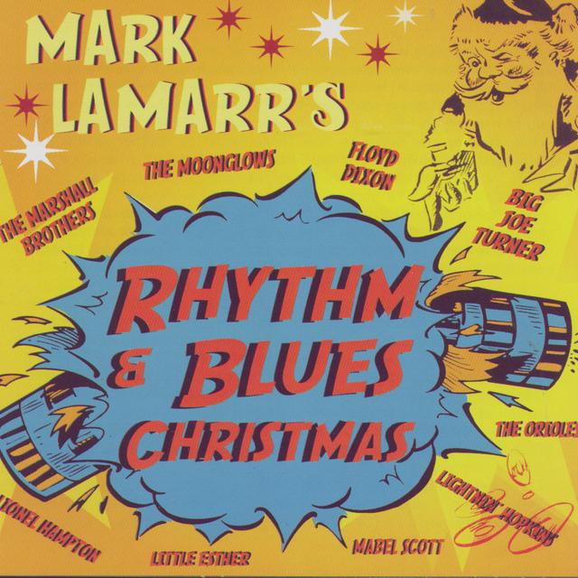 Album cover art for Mark Lamarr's Rhythm & Blues Christmas