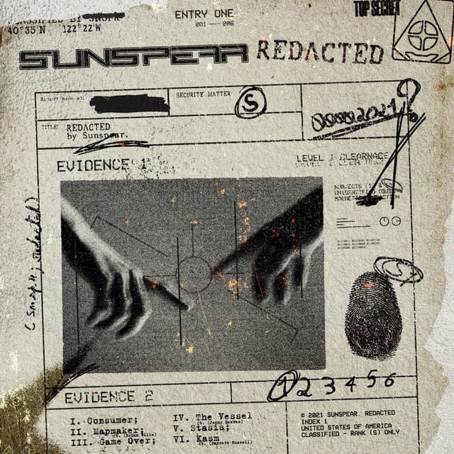 Album cover art for Redacted