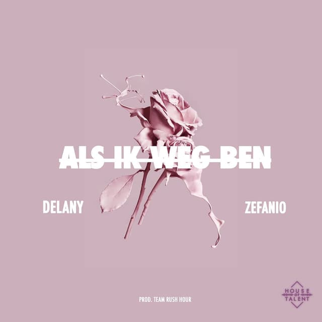 Album cover art for Als Ik Weg Ben