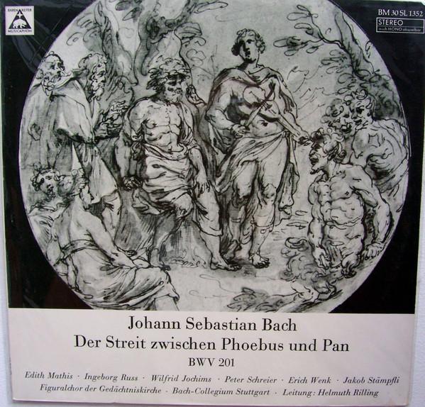 Album cover art for Bach: Der Streit Zwischen Phoebus und Pan - Kantate BWV 201