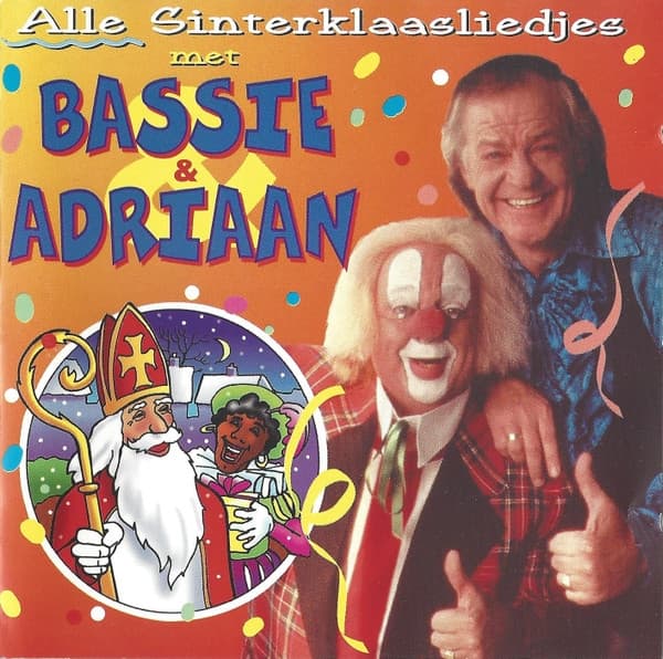 Album cover art for Alle sinterklaasliedjes met Bassie & Adriaan