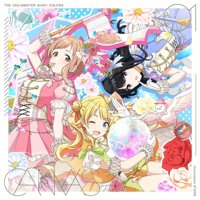 Album cover art for THE IDOLM@STER SHINY COLORS "CANVAS" 01