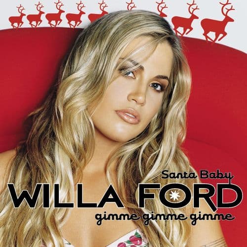 Album cover art for Santa Baby (Gimme Gimme Gimme)