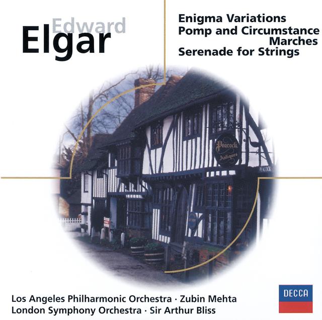 Album cover art for Elgar : Enigma Variations - Pomp & Circumstance Marches - Serenade For Strings