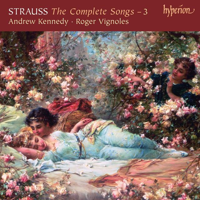 Album cover art for Strauss : Mélodies (intégrale - Volume 3)