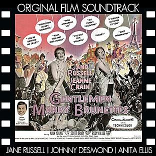 Album cover art for Gentlemen Marry Brunettes (original Film Soundtrack)