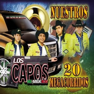 Album cover art for Nuestros 20 Megacorridos