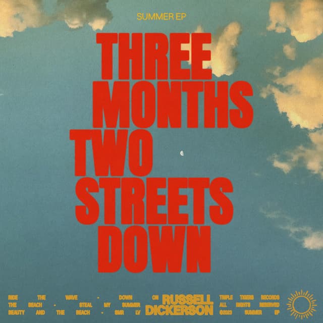 Album cover art for Three Months Two Streets Down