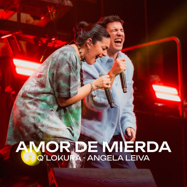 Album cover art for Amor de Mierda (En Vivo)