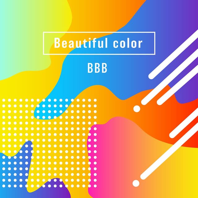 Album cover art for Beautiful color