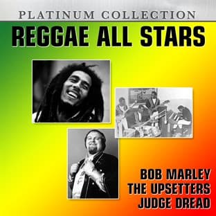 Album cover art for Reggae All Stars: Bob Marley, The Upsetters & Judge Dread