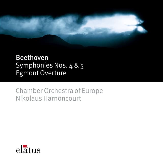 Album cover art for Beethoven : Symphonies Nos 4, 5 & Egmont Overture