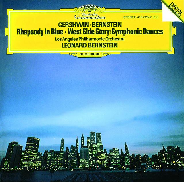 Album cover art for Gershwin: Rhapsody In Blue; Prelude For Piano No. 2 / Bernstein: Symphonic Dances From "West Side St