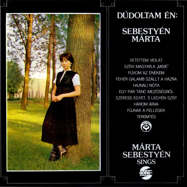 Album cover art for Dúdoltam Én: Sebestyén Márta / Márta Sebestyén Sings