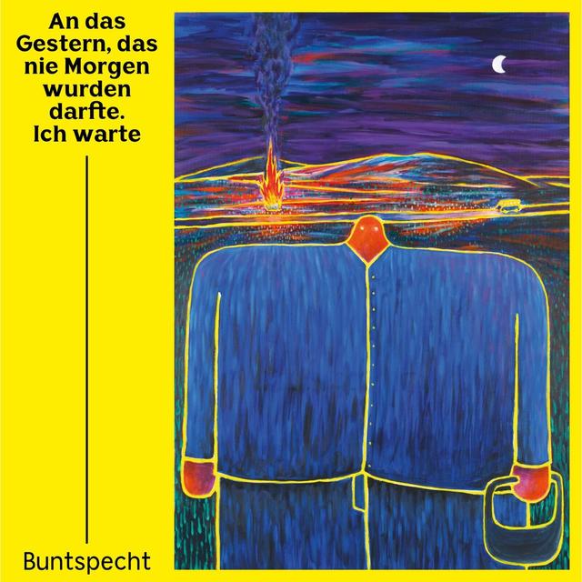 Album cover art for An das Gestern, das nie Morgen wurden darfte. Ich warte