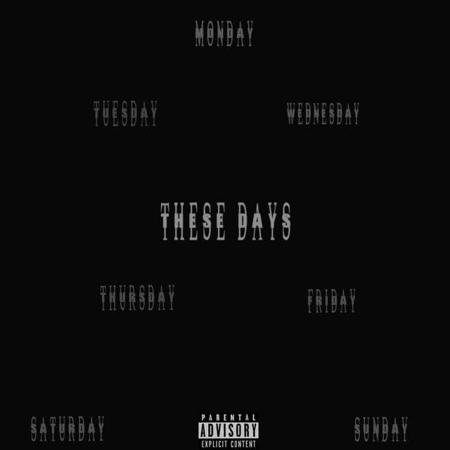 Album cover art for These Days