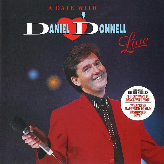 Album cover art for A Date with Daniel O'Donnell Live