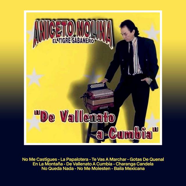 Album cover art for El Tigre Sabanero De Vallenato A Cumbia