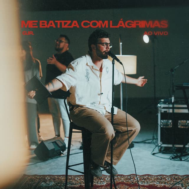 Album cover art for Me Batiza Com Lágrimas (Ao Vivo)