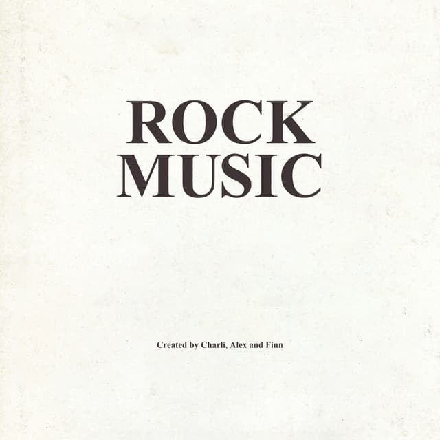 Album cover art for Rock Music