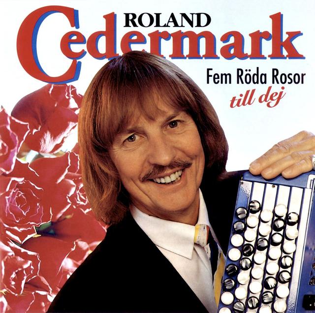 Album cover art for Fem röda rosor till dej