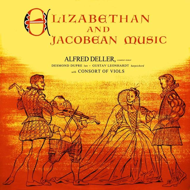 Album cover art for Elizabethan and Jacobean Music: Airs & Instrumental Music of England