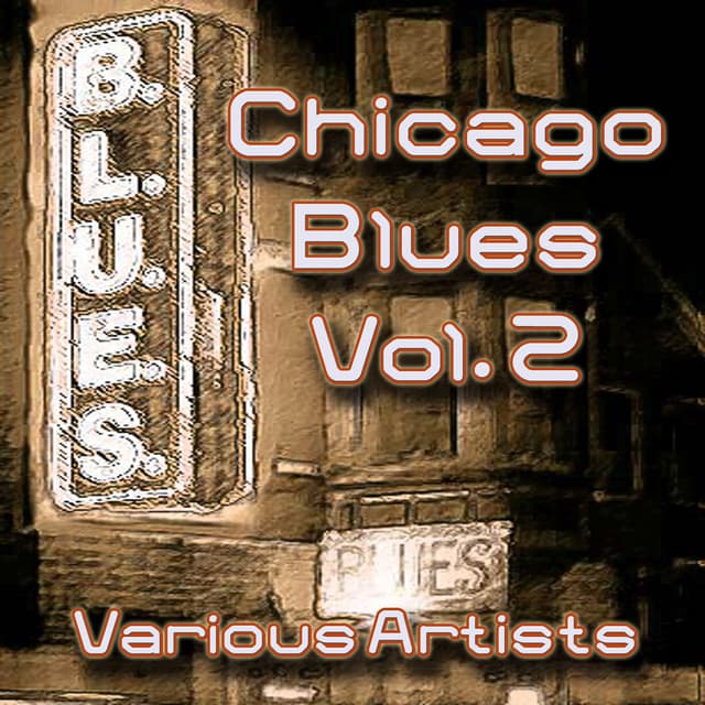 Album cover art for Chicago Blues, Vol. 2