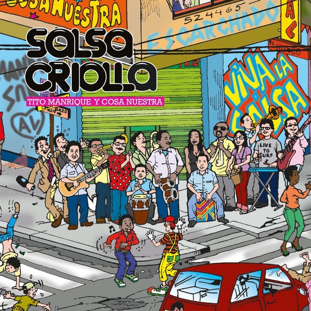 Album cover art for Salsa criolla 2