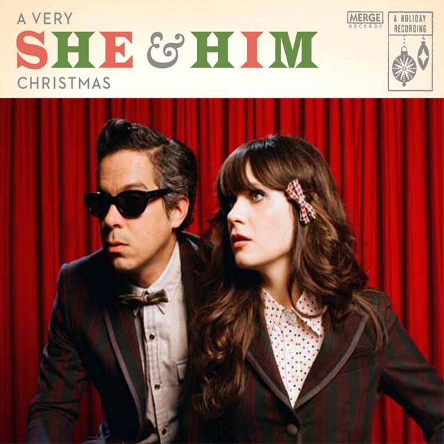 Album cover art for A Very She & Him Christmas