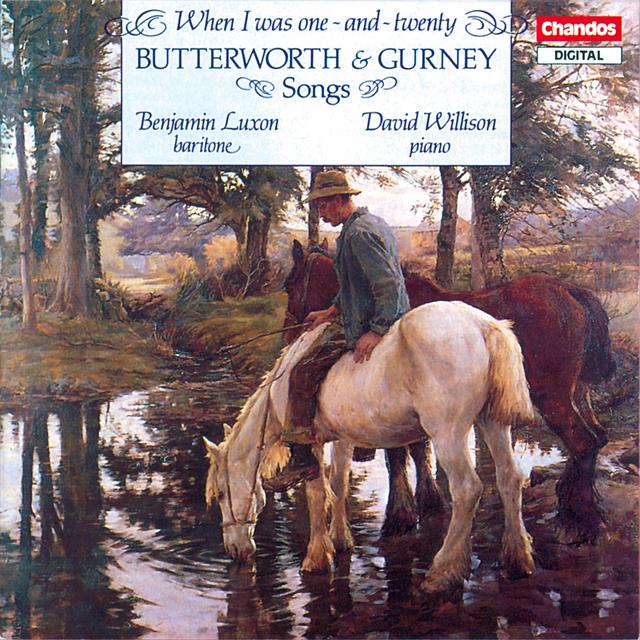 Album cover art for Benjamin Luxon Sings Butterworth & Gurney Songs