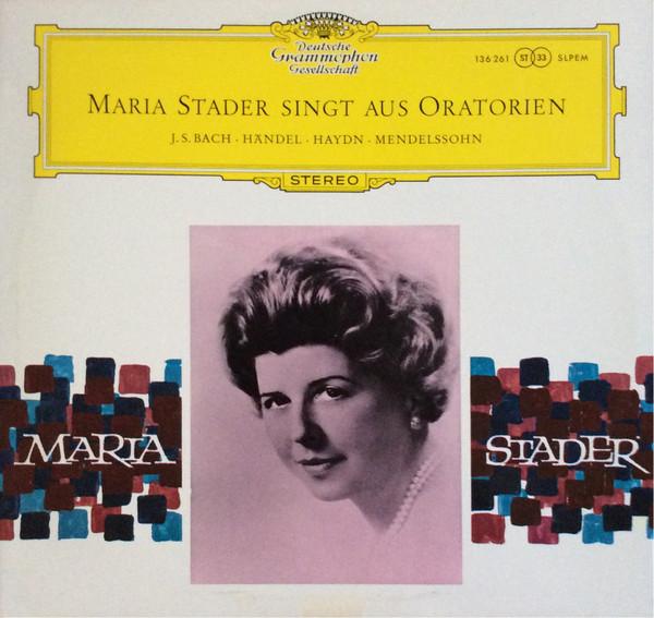 Maria Stader singt aus Oratorien