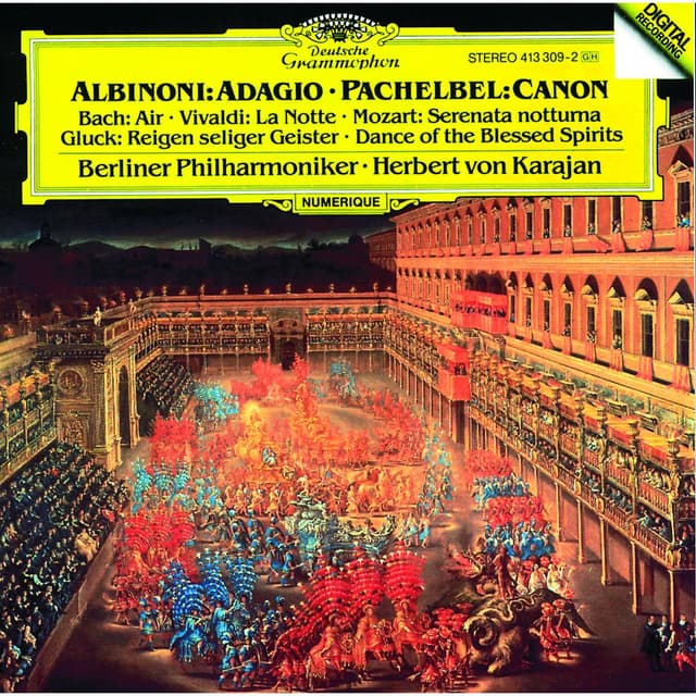 Album cover art for Albinoni : Adagio - Pachelbel : Canon
