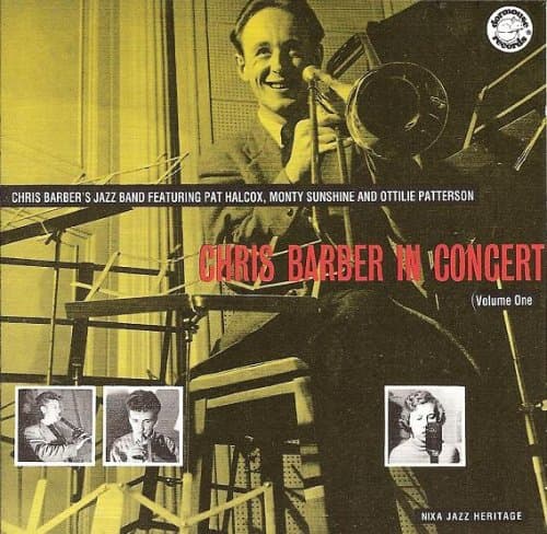 Album cover art for Chris Barber in Concert