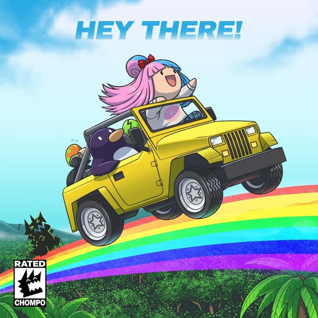 Album cover art for Hey There!