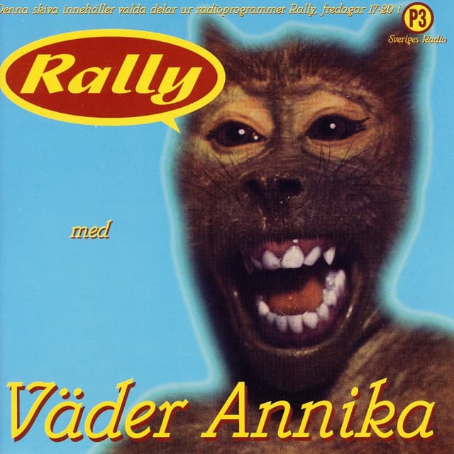 Album cover art for Rally med Väder Annika
