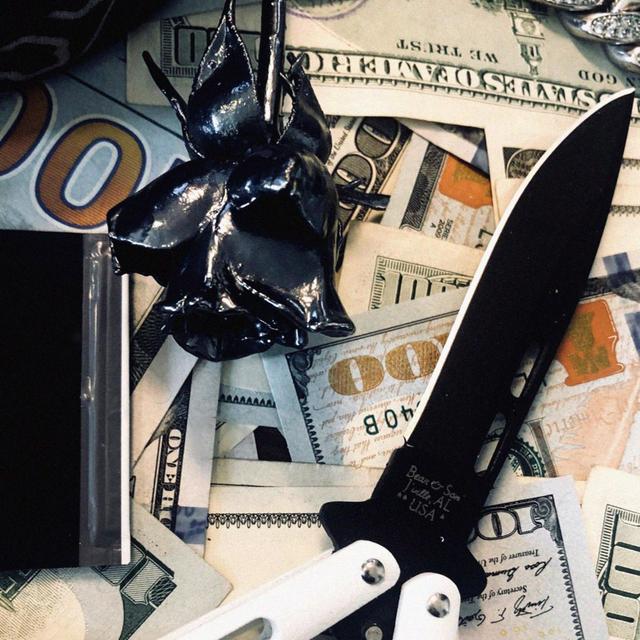 Album cover art for Never Satisfied
