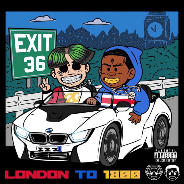 Album cover art for LONDON TO 1800