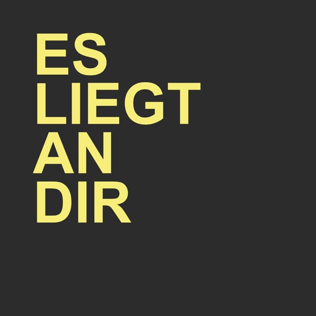 Album cover art for Es liegt an dir
