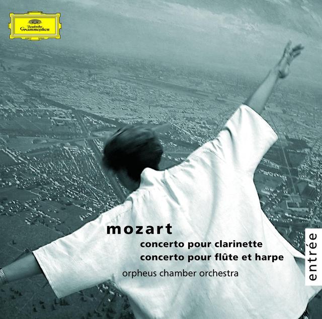 Album cover art for Mozart: Concerto pour clarinette - Concerto pour flûte et harpe
