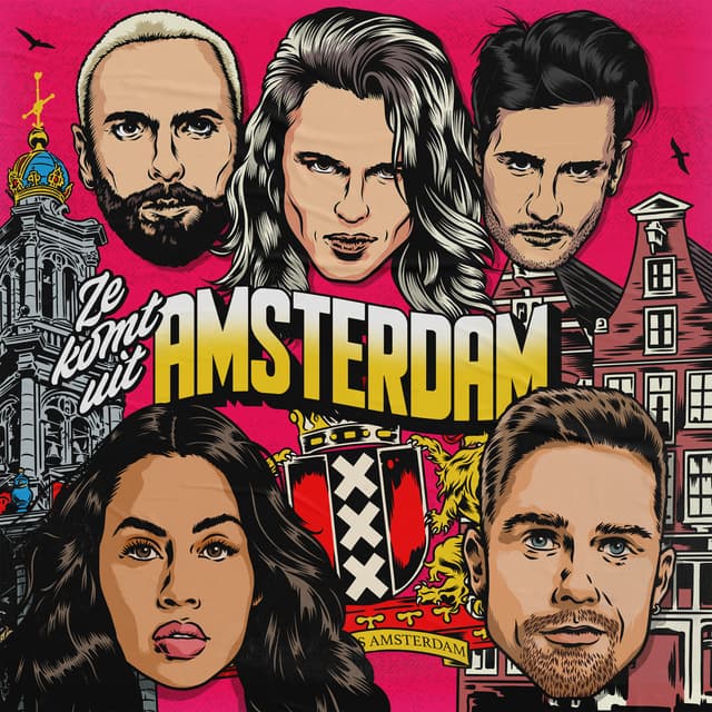 Album cover art for Ze Komt Uit Amsterdam