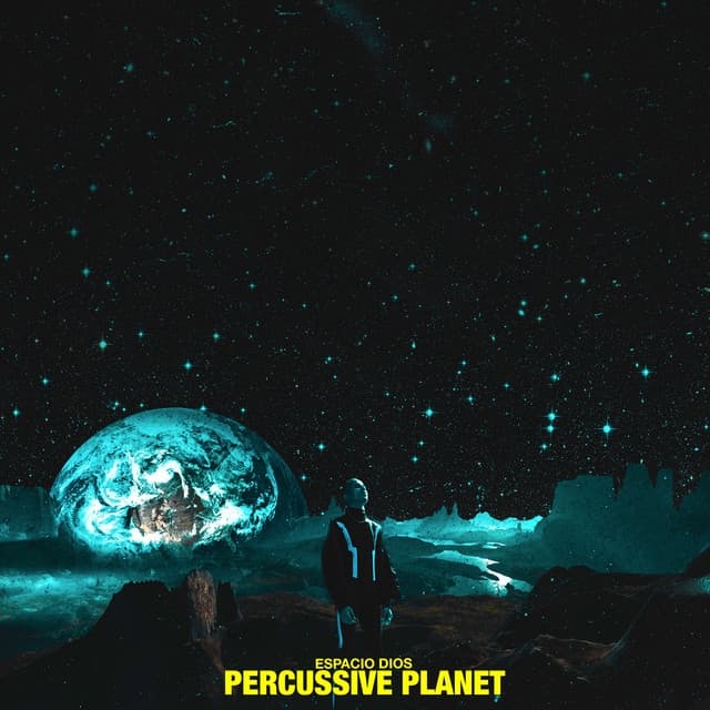 Album cover art for Percussive Planet