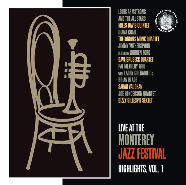 Album cover art for Live at the 1958 Monterey Jazz Festival